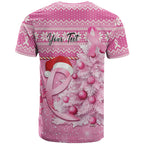 Personalised Australia Breast Cancer Awareness Month T Shirt Thinking Pink This Christmas