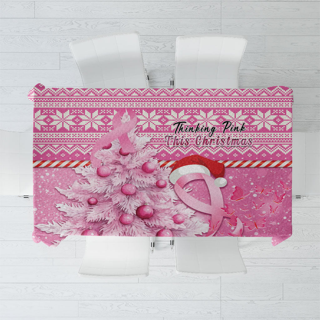 Australia Breast Cancer Awareness Month Tablecloth Thinking Pink This Christmas