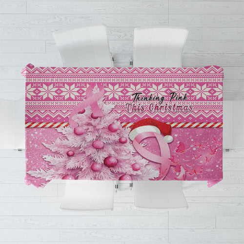 Australia Breast Cancer Awareness Month Tablecloth Thinking Pink This Christmas