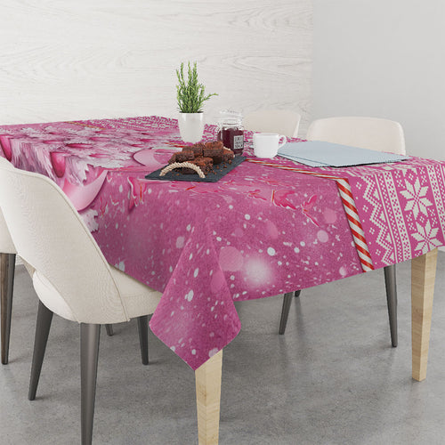 Australia Breast Cancer Awareness Month Tablecloth Thinking Pink This Christmas