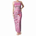 Personalised Australia Breast Cancer Awareness Month Tank Maxi Dress Thinking Pink This Christmas