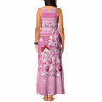 Personalised Australia Breast Cancer Awareness Month Tank Maxi Dress Thinking Pink This Christmas