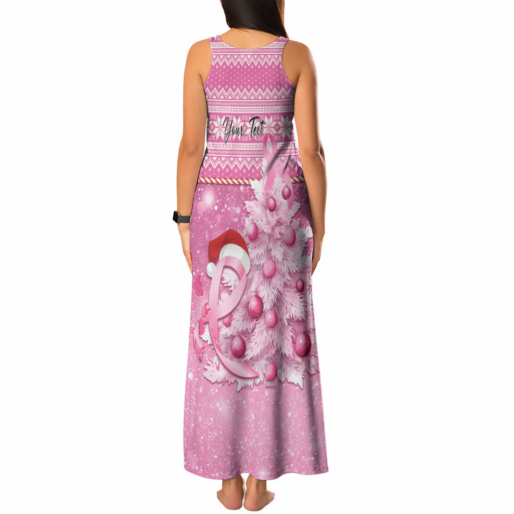 Personalised Australia Breast Cancer Awareness Month Tank Maxi Dress Thinking Pink This Christmas