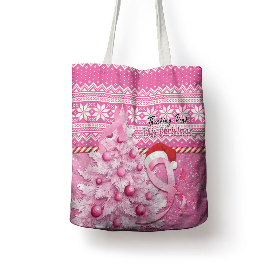 Australia Breast Cancer Awareness Month Tote Bag Thinking Pink This Christmas