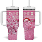 Australia Breast Cancer Awareness Month Tumbler With Handle Thinking Pink This Christmas
