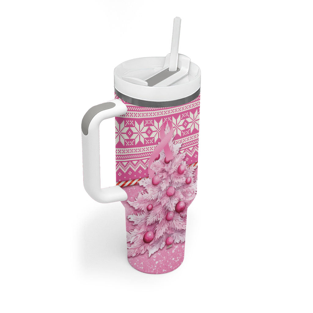 Australia Breast Cancer Awareness Month Tumbler With Handle Thinking Pink This Christmas