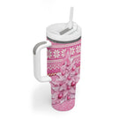 Australia Breast Cancer Awareness Month Tumbler With Handle Thinking Pink This Christmas