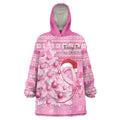 Personalised Australia Breast Cancer Awareness Month Wearable Blanket Hoodie Thinking Pink This Christmas