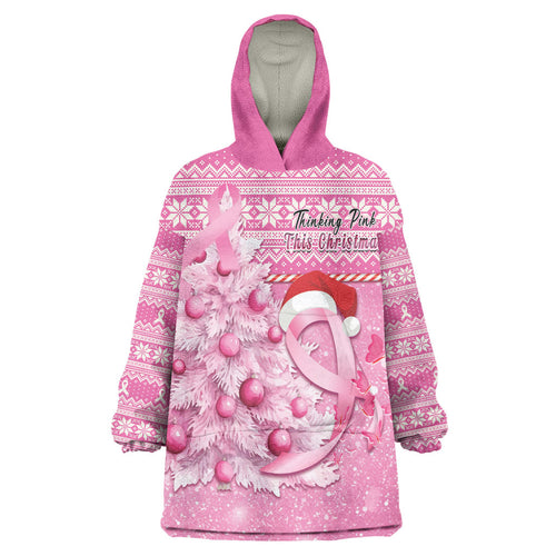 Personalised Australia Breast Cancer Awareness Month Wearable Blanket Hoodie Thinking Pink This Christmas
