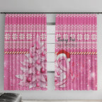 Australia Breast Cancer Awareness Month Window Curtain Thinking Pink This Christmas