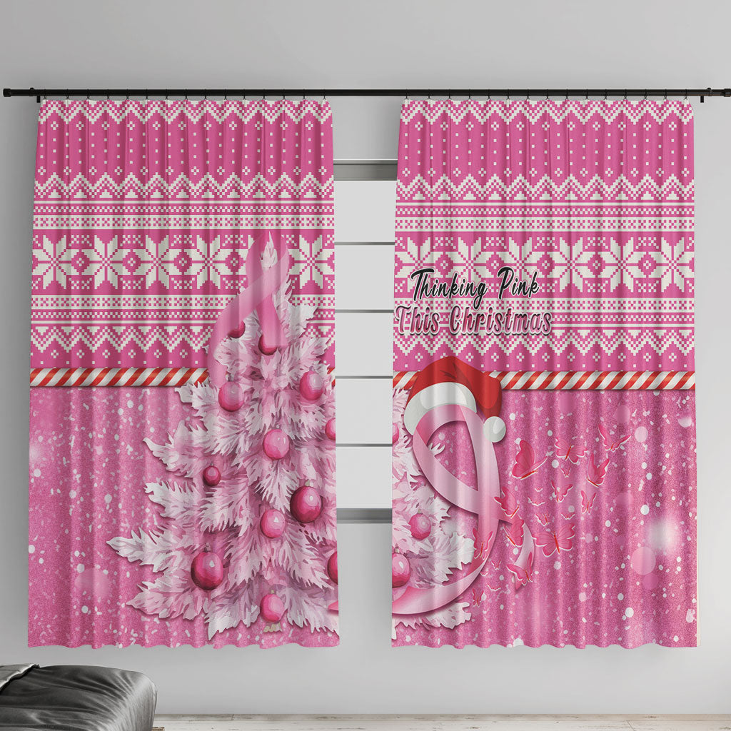 Australia Breast Cancer Awareness Month Window Curtain Thinking Pink This Christmas