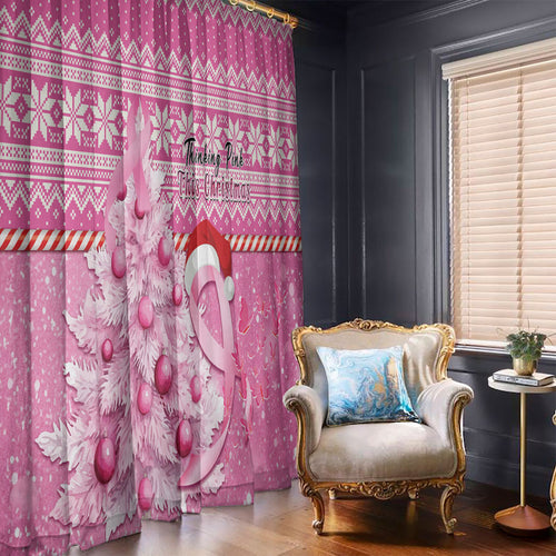 Australia Breast Cancer Awareness Month Window Curtain Thinking Pink This Christmas