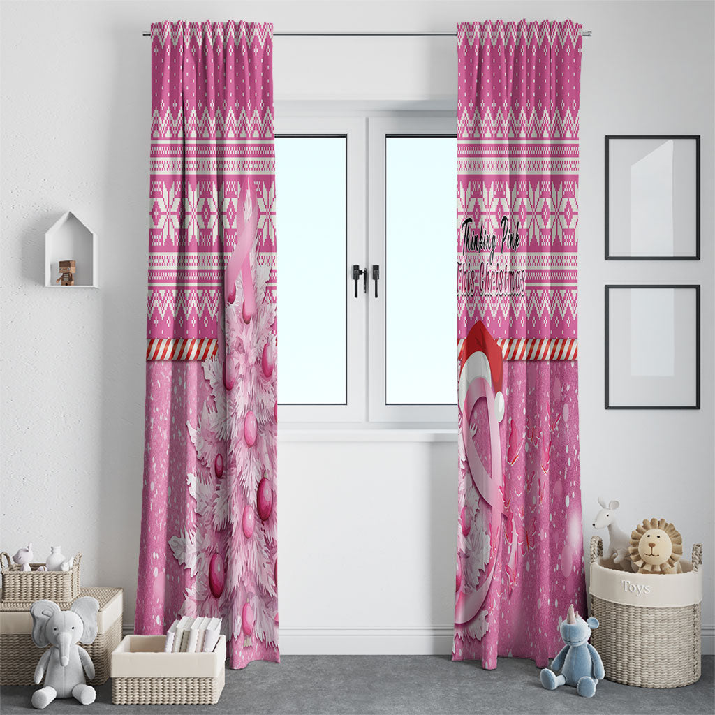 Australia Breast Cancer Awareness Month Window Curtain Thinking Pink This Christmas