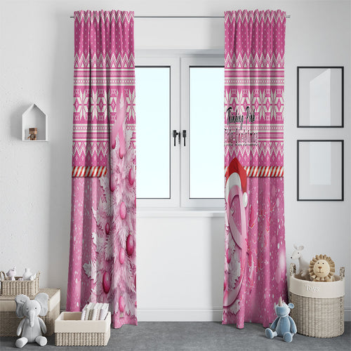 Australia Breast Cancer Awareness Month Window Curtain Thinking Pink This Christmas
