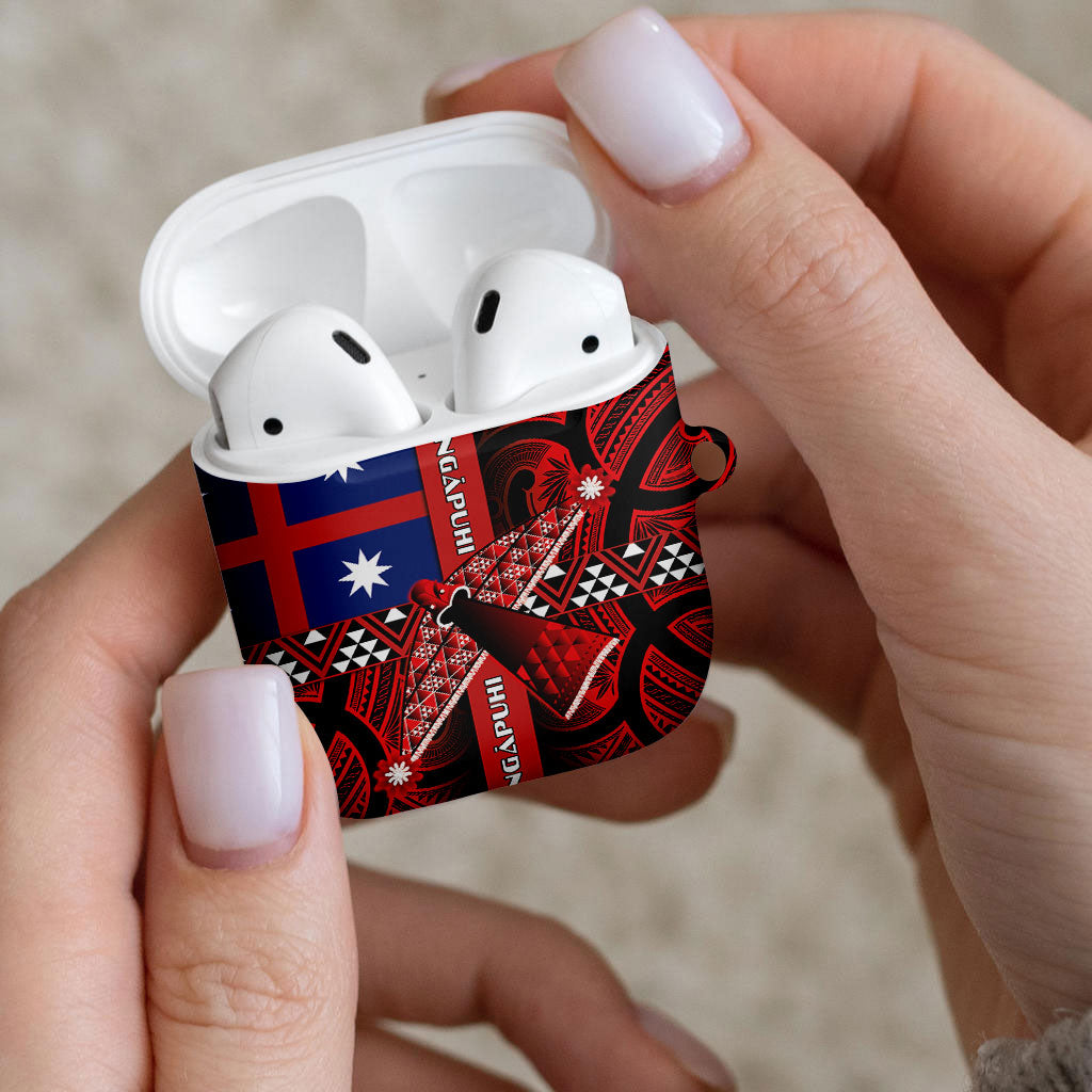 Aotearoa Iwi Ngapuhi AirPods Case Tuhoronuku Kite United Tribes Flag Maori Pattern