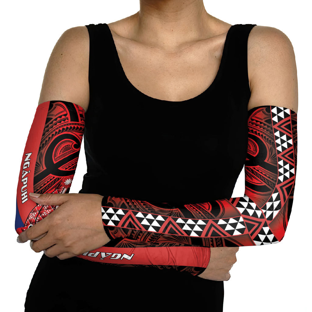 Aotearoa Iwi Ngapuhi Arm Sleeves Tuhoronuku Kite United Tribes Flag Maori Pattern