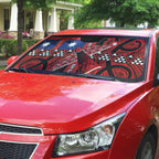 Aotearoa Iwi Ngapuhi Auto Sun Shade Tuhoronuku Kite United Tribes Flag Maori Pattern