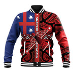 Aotearoa Iwi Ngapuhi Baseball Jacket Tuhoronuku Kite United Tribes Flag Maori Pattern