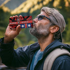 Aotearoa Iwi Ngapuhi 4 in 1 Can Cooler Tumbler Tuhoronuku Kite United Tribes Flag Maori Pattern