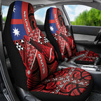 Aotearoa Iwi Ngapuhi Car Seat Cover Tuhoronuku Kite United Tribes Flag Maori Pattern
