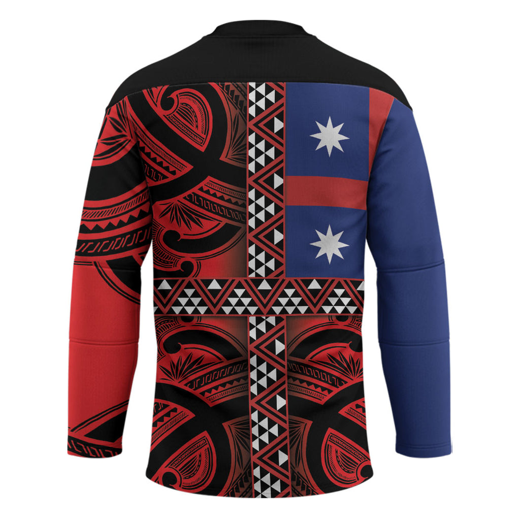 Aotearoa Iwi Ngapuhi Hockey Jersey Tuhoronuku Kite United Tribes Flag Maori Pattern