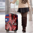 Aotearoa Iwi Ngapuhi Luggage Cover Tuhoronuku Kite United Tribes Flag Maori Pattern