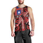 Aotearoa Iwi Ngapuhi Men Tank Top Tuhoronuku Kite United Tribes Flag Maori Pattern