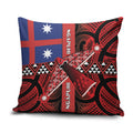 Aotearoa Iwi Ngapuhi Pillow Cover Tuhoronuku Kite United Tribes Flag Maori Pattern