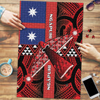 Aotearoa Iwi Ngapuhi Puzzle Tuhoronuku Kite United Tribes Flag Maori Pattern