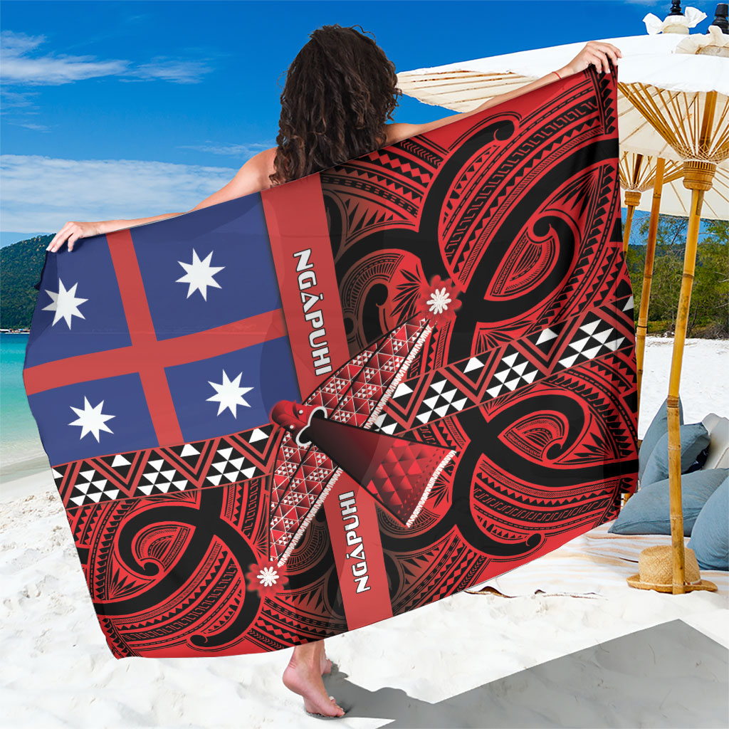 Aotearoa Iwi Ngapuhi Sarong Tuhoronuku Kite United Tribes Flag Maori Pattern
