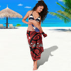 Aotearoa Iwi Ngapuhi Sarong Tuhoronuku Kite United Tribes Flag Maori Pattern