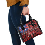 Aotearoa Iwi Ngapuhi Shoulder Handbag Tuhoronuku Kite United Tribes Flag Maori Pattern