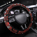 Aotearoa Iwi Ngapuhi Steering Wheel Cover Tuhoronuku Kite United Tribes Flag Maori Pattern