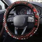 Aotearoa Iwi Ngapuhi Steering Wheel Cover Tuhoronuku Kite United Tribes Flag Maori Pattern