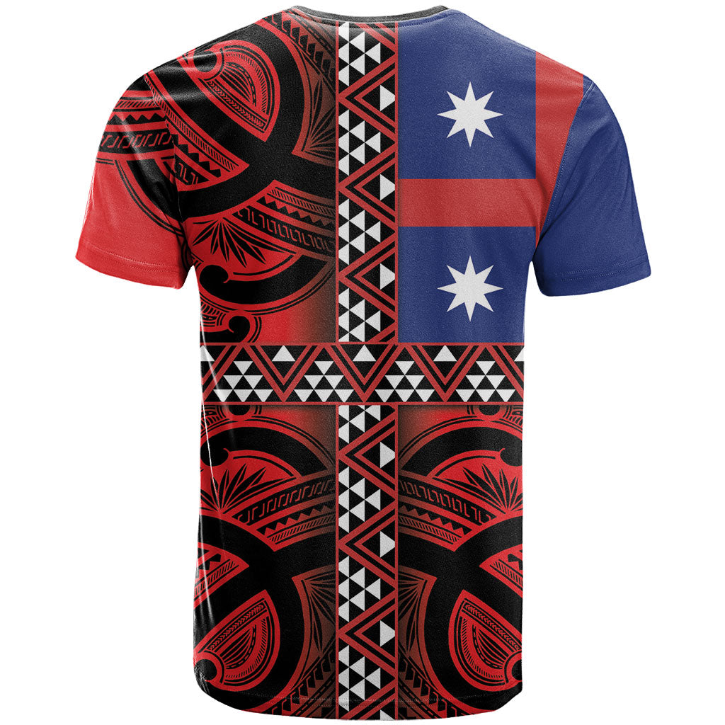 Aotearoa Iwi Ngapuhi T Shirt Tuhoronuku Kite United Tribes Flag Maori Pattern