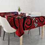 Aotearoa Iwi Ngapuhi Tablecloth Tuhoronuku Kite United Tribes Flag Maori Pattern