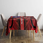 Aotearoa Iwi Ngapuhi Tablecloth Tuhoronuku Kite United Tribes Flag Maori Pattern