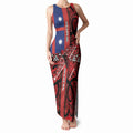 Aotearoa Iwi Ngapuhi Tank Maxi Dress Tuhoronuku Kite United Tribes Flag Maori Pattern