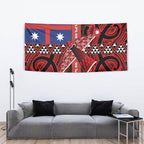Aotearoa Iwi Ngapuhi Tapestry Tuhoronuku Kite United Tribes Flag Maori Pattern