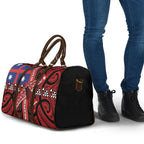Aotearoa Iwi Ngapuhi Travel Bag Tuhoronuku Kite United Tribes Flag Maori Pattern