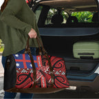Aotearoa Iwi Ngapuhi Travel Bag Tuhoronuku Kite United Tribes Flag Maori Pattern