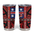 Aotearoa Iwi Ngapuhi Tumbler Cup Tuhoronuku Kite United Tribes Flag Maori Pattern