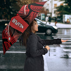 Aotearoa Iwi Ngapuhi Umbrella Tuhoronuku Kite United Tribes Flag Maori Pattern