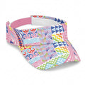 Maori Kowhaiwhai Taniko Patchwork Rainbow Motifs Sun Visor Cap