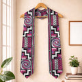 Maori Matariki Graduation Stole Pink Galaxy Aesthetic Koru Art
