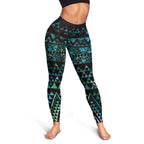 Maori Niho Taniwha Te Wheiao Leggings Paua Shell - Aussie Hoodie