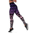 Maori Niho Taniwha Te Wheiao Leggings Waiporoporo - Aussie Hoodie