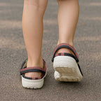 Maori Tukutuku Clogs Shoes with Ferns Pohutukawa and Kowhai Tribal Moko Patterns