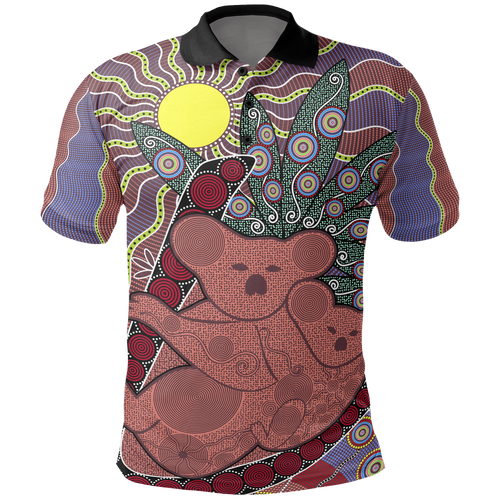 polo-shirt-koala-shirt-aboriginal-patterns-unisex