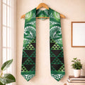 Matariki New Zealand Graduation Stole NZ Niho Taniwha Maori New Year Green Galaxy